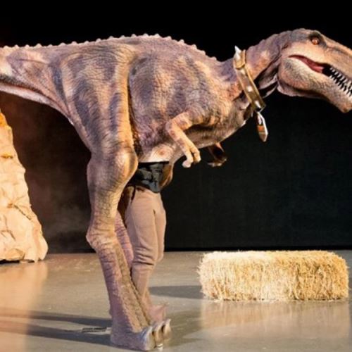 Lebendiges Dinosaurier Kostüm