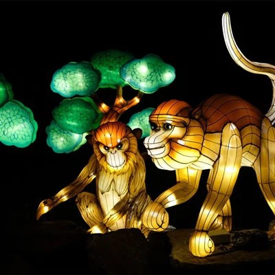 Kreative Design-Laternen-Show für Laternen-Weihnachtsshow für das Feiertags-Feiern